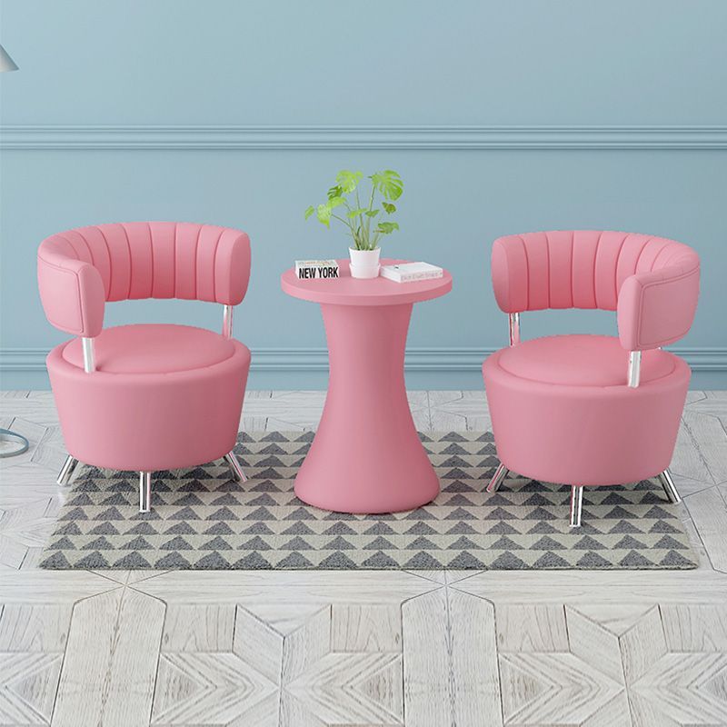 家用阳台休闲桌椅茶几三件套小户型可爱轻奢网红单人沙发椅子组合