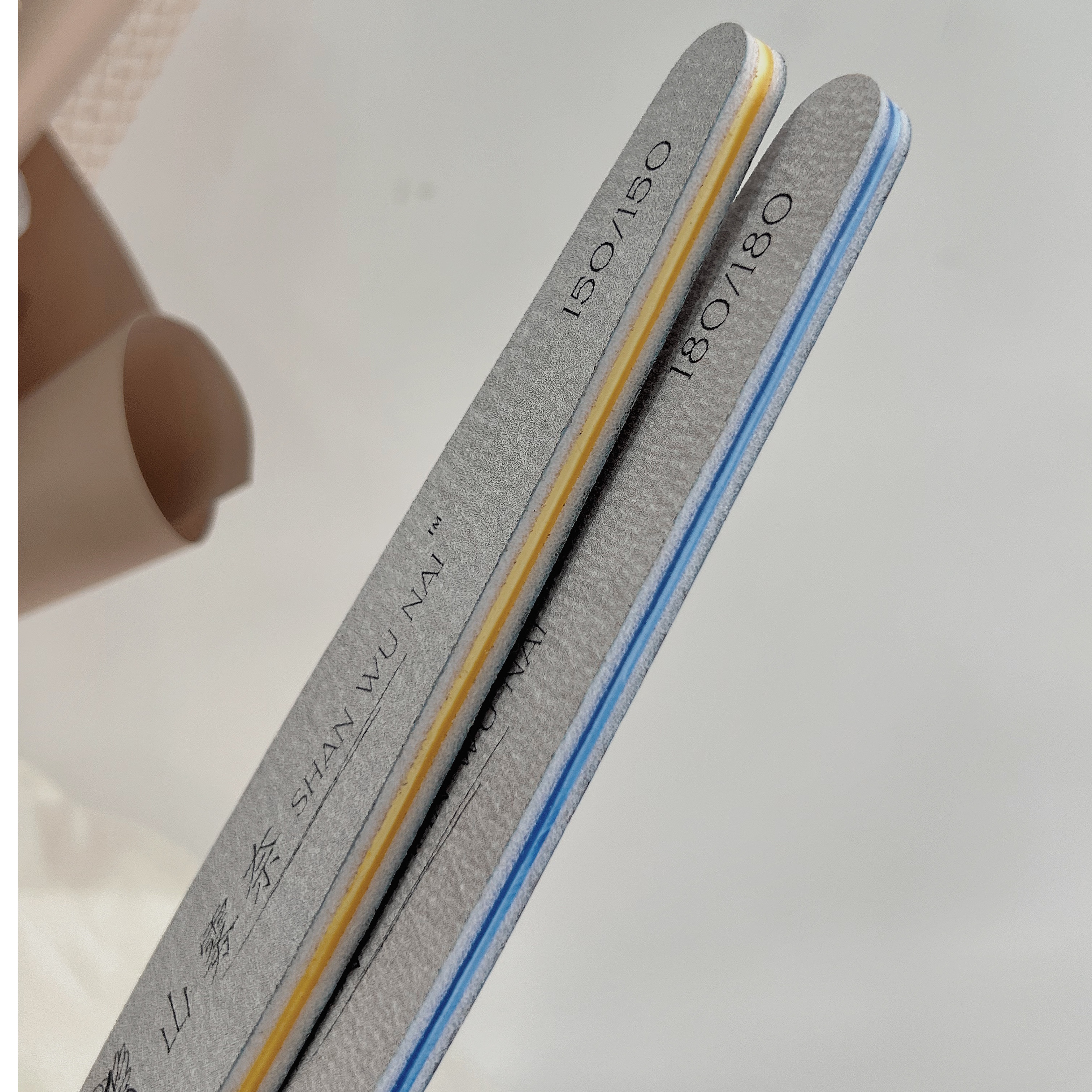 山雾奈·新款单号海绵砂条打磨水晶光疗专用打磨省力下灰水洗搓条