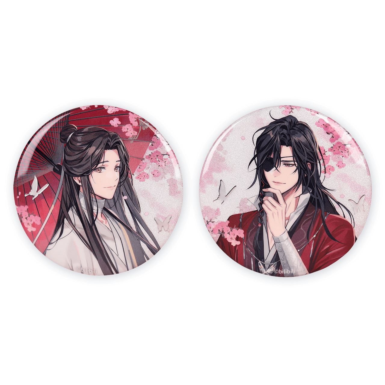 【现货】BEMOE 《天官赐福》动画繁花倾心马口铁徽章
