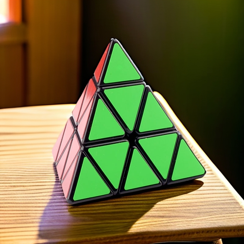 圣手各类型二阶三阶金字塔魔方学生儿童节三角形益智魔方玩具