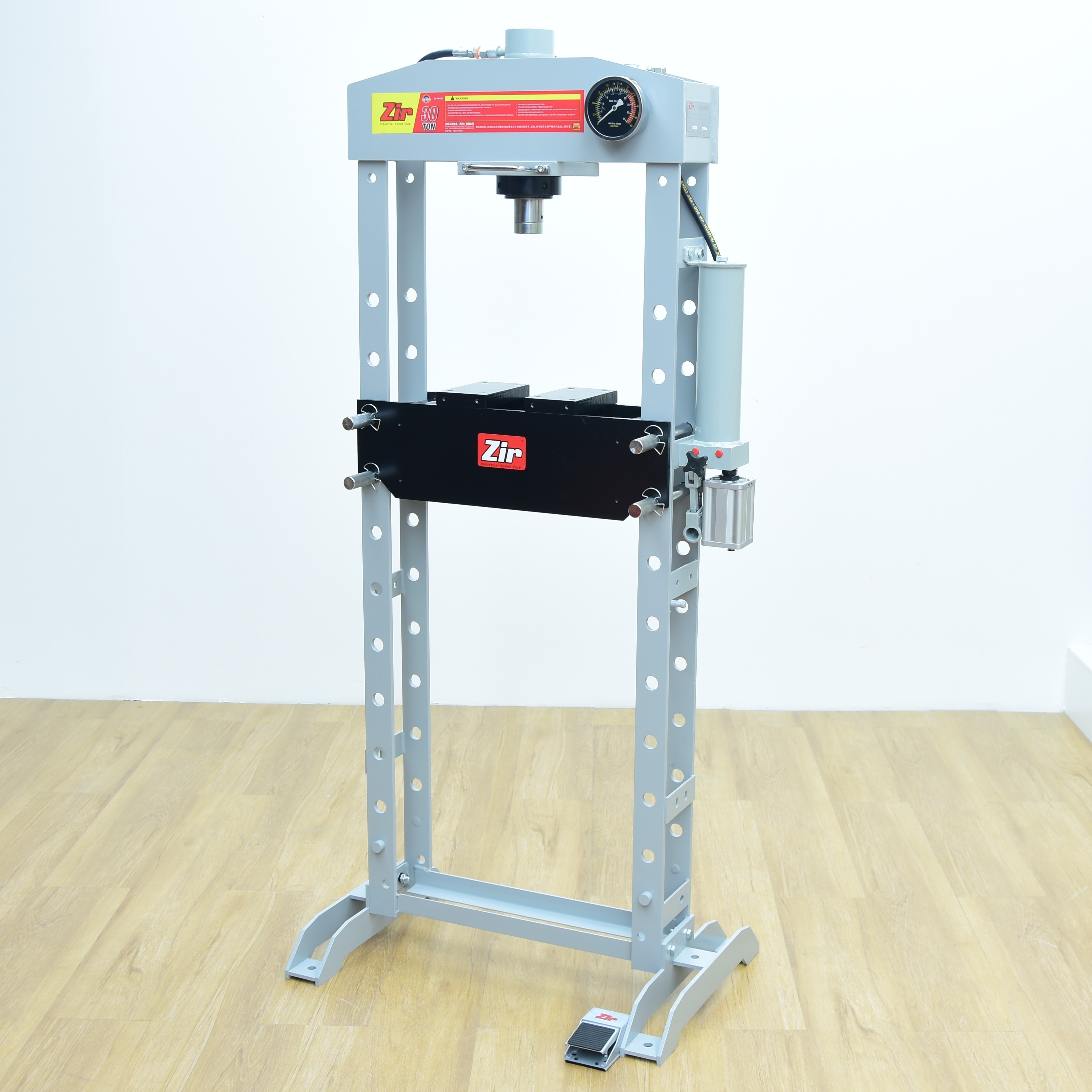 中润Zir气动手动一体液压压力机汽保工具压缩液压压床ZR-30YQX