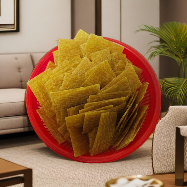 精选网红苦荞片坯料半成品散装大袋整箱无糖自炸薄片代餐酥脆解馋