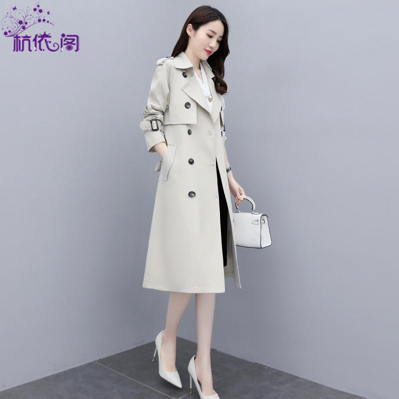 风衣女中长款2025年春秋新款气质流行时尚高端大牌英伦风大衣外套