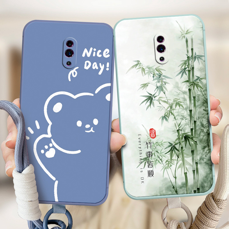 适用OPPORENO手机壳reno卡通pcamoo软硅胶PCAM00可爱reon防摔男女