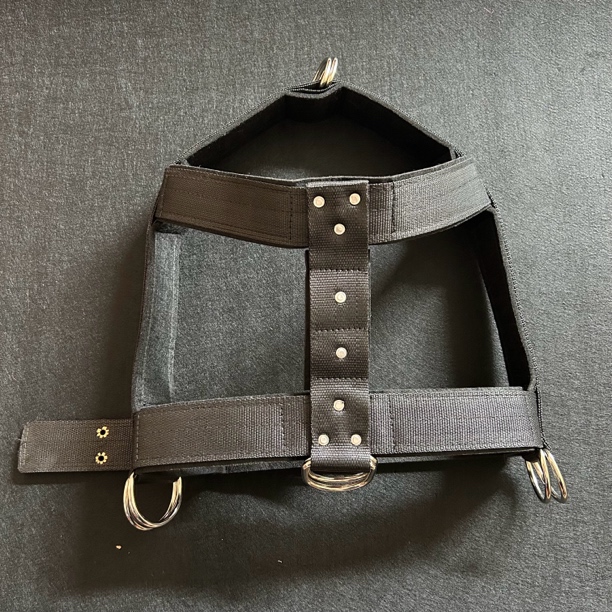 大型犬猛犬专用胸前面加D字环款防磨舒适练狗背带狗背带式胸背