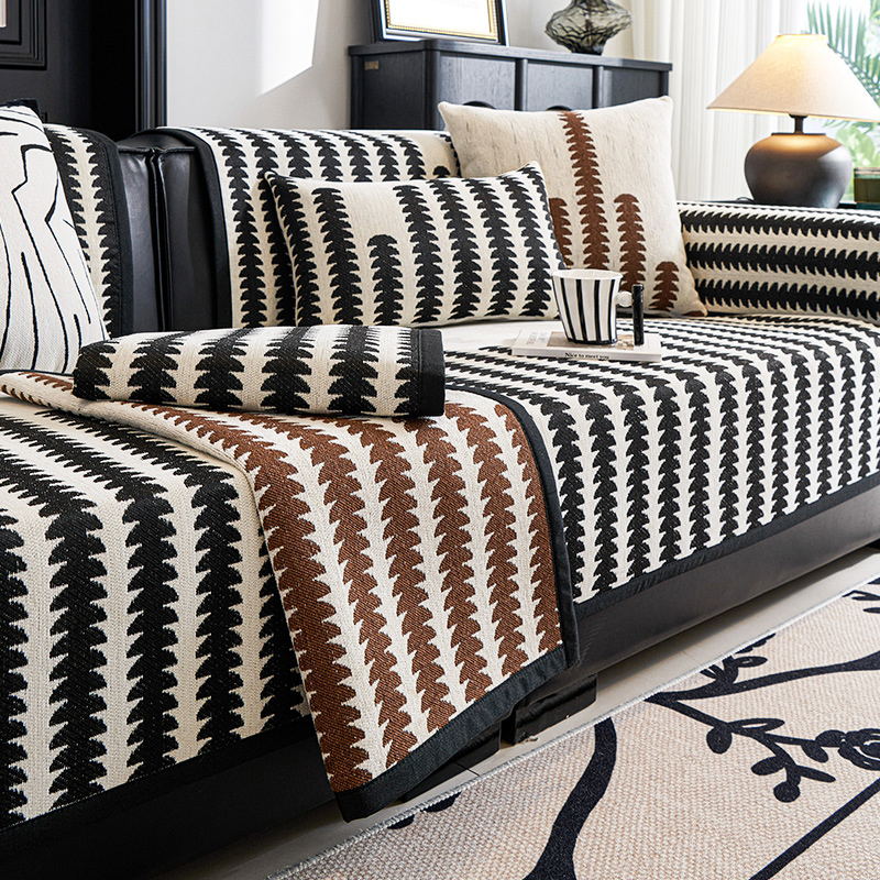 【雅熙】新款雪尼尔防滑沙发垫四季通用全盖巾坐垫子靠背巾盖布高档