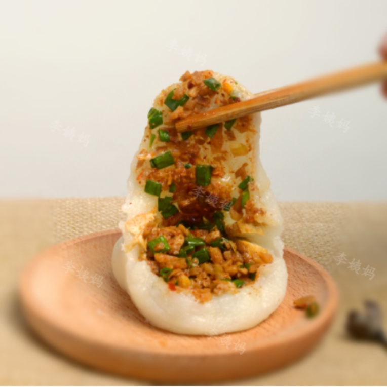 贵州黔西特色小吃李姨妈糍粑包豆腐纯手工制作O添加剂