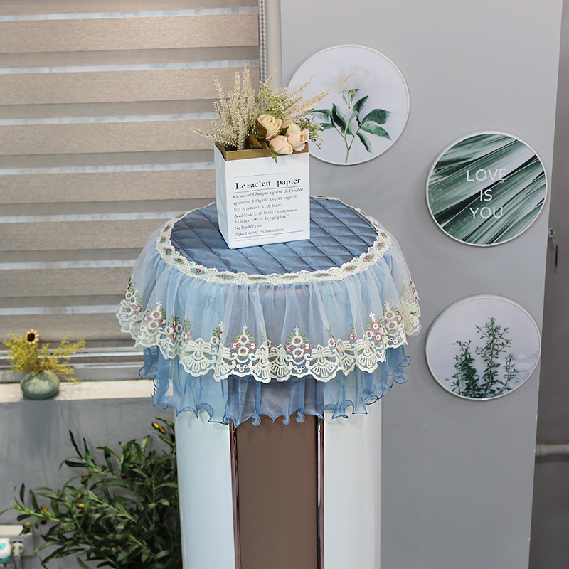 空调罩防尘罩立式空调防尘盖巾圆形防尘套防尘罩罩盖布透气防滑