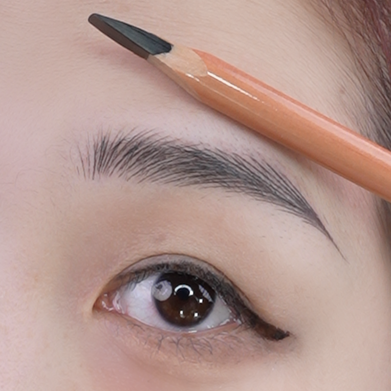 8艾图秀化妆师野生眉笔线条设计根根分明纹绣师专业眉笔硬芯