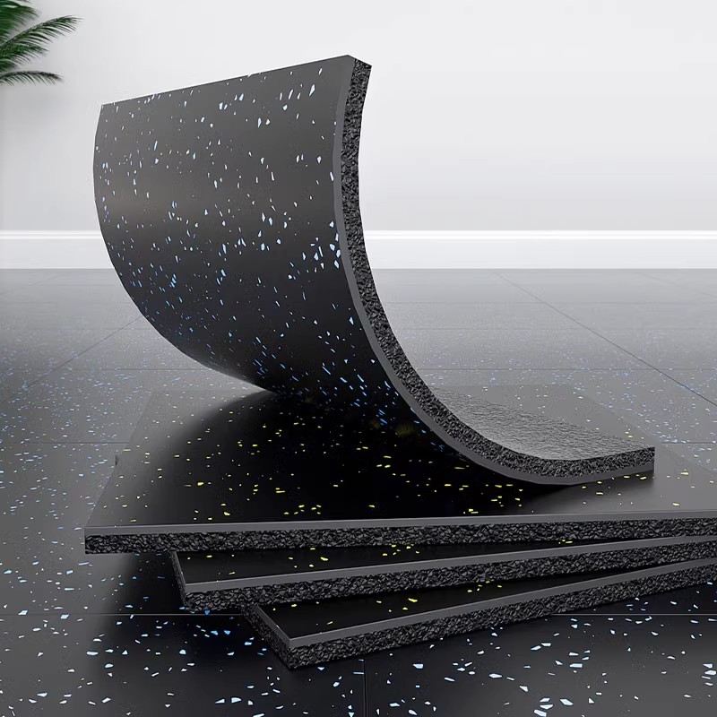 杠铃地垫健身房隔音加厚减震器械降噪静音弹性橡胶跑步机缓冲垫