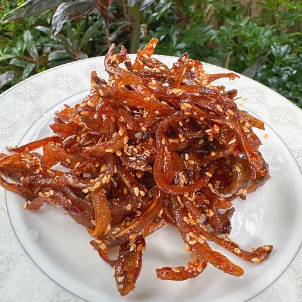 北海甜辣凤尾鱼即食特产海味零食