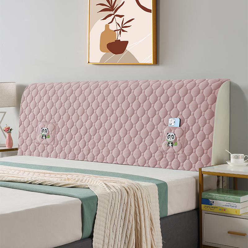 2025款加厚全包床头套罩软包简约现代床头防尘罩木床靠四季背套