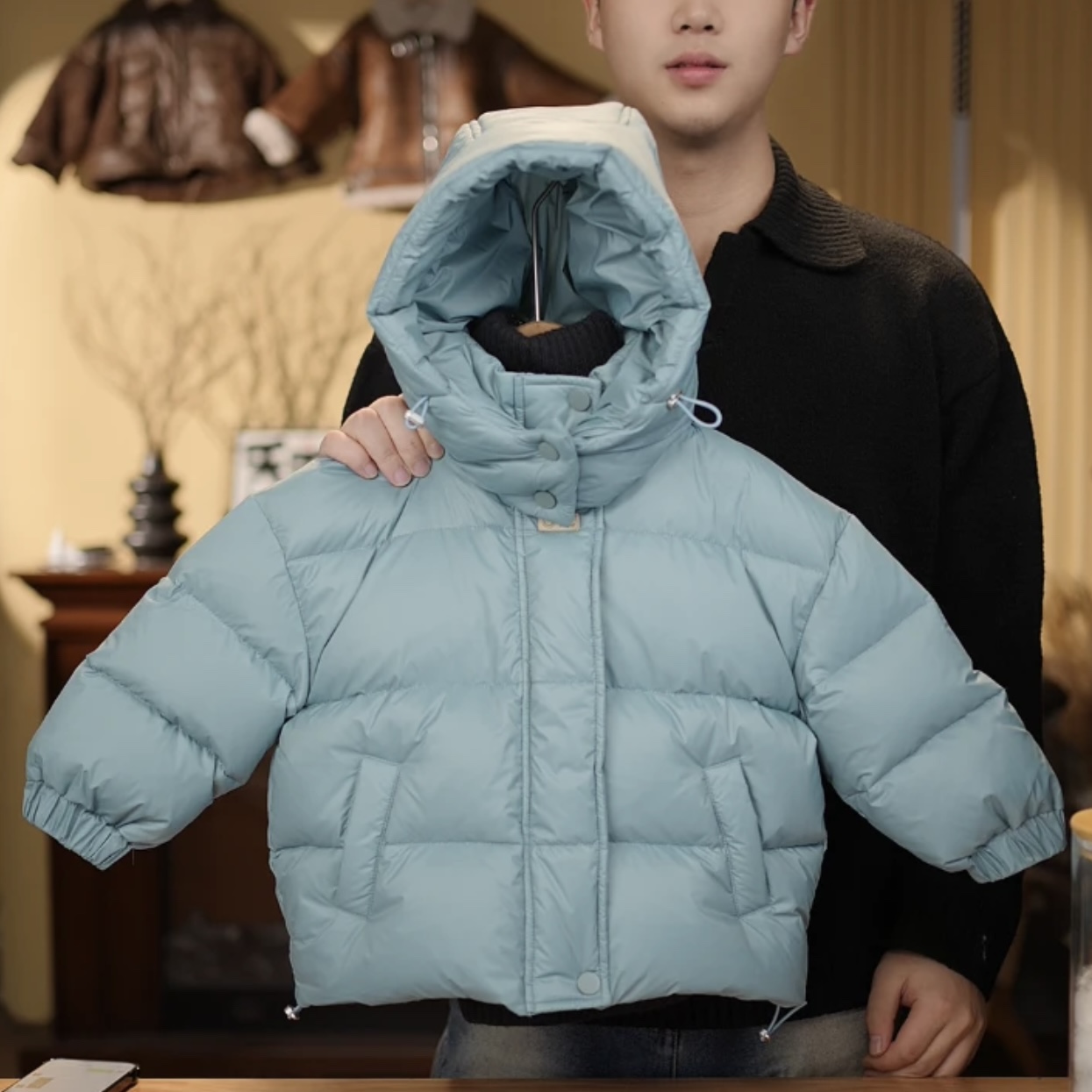 男女童冬装加厚棉服2025中小童新款洋气连帽上衣儿童外套棉衣保暖