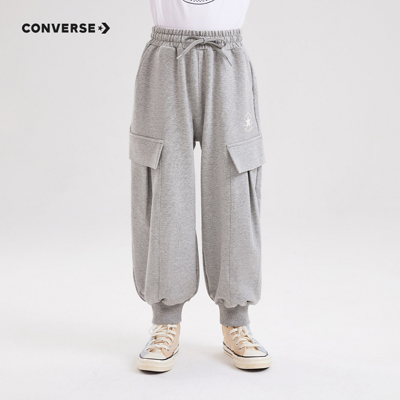 Converse/匡威秋季舒适百搭男女同款中大童针织长裤CNVN-T7-F153