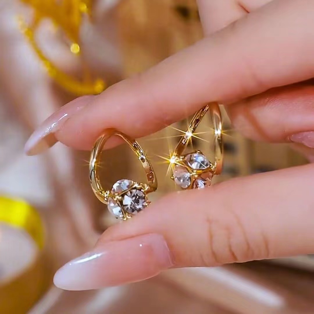 【双生恋】  【星河结】精致耳扣高级感春季百搭耳环-135