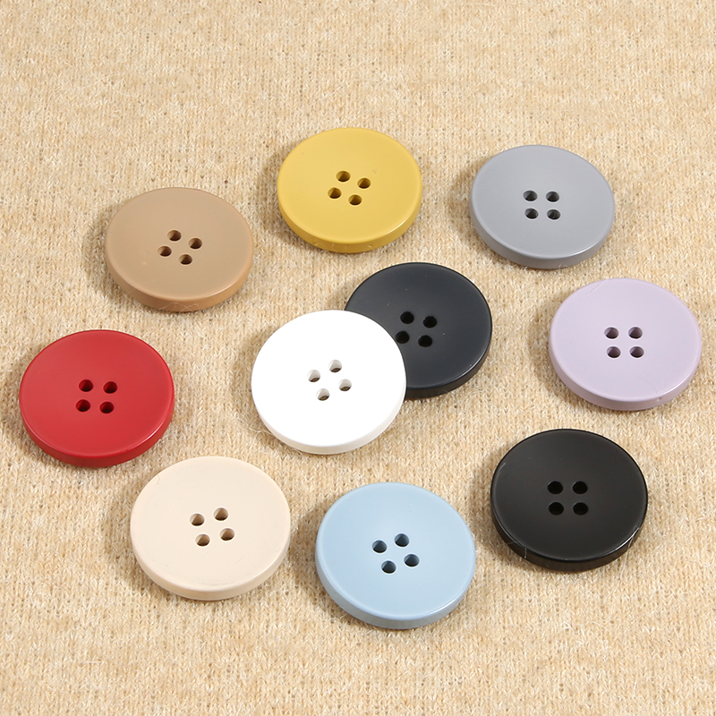 圆形衣服装饰纽扣大衣风衣毛衣毛呢外套钮扣高档树脂针织上衣扣子