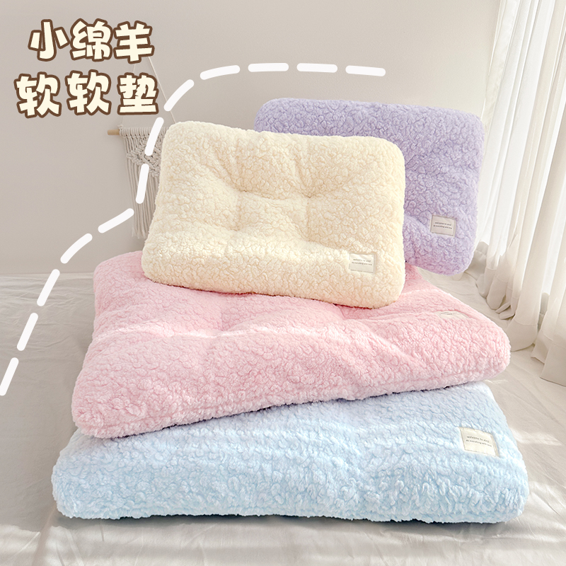 猫垫子加绒加厚宠物保暖垫小型狗窝冬季保暖宠物睡觉垫子狗笼垫子