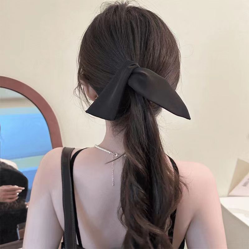 抓夹女2024新款高级感气质兔耳朵香蕉夹竖夹马尾发夹头饰后脑勺