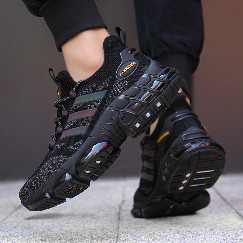 爆米花软底跑鞋满天星椰子鞋高弹飞织透气情侣运动休闲鞋百搭潮鞋