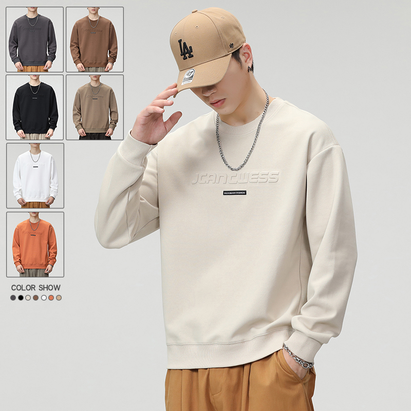 TUCANO/啄木鳥2024男士时尚长袖春新款休闲圆领运动上衣舒适卫衣