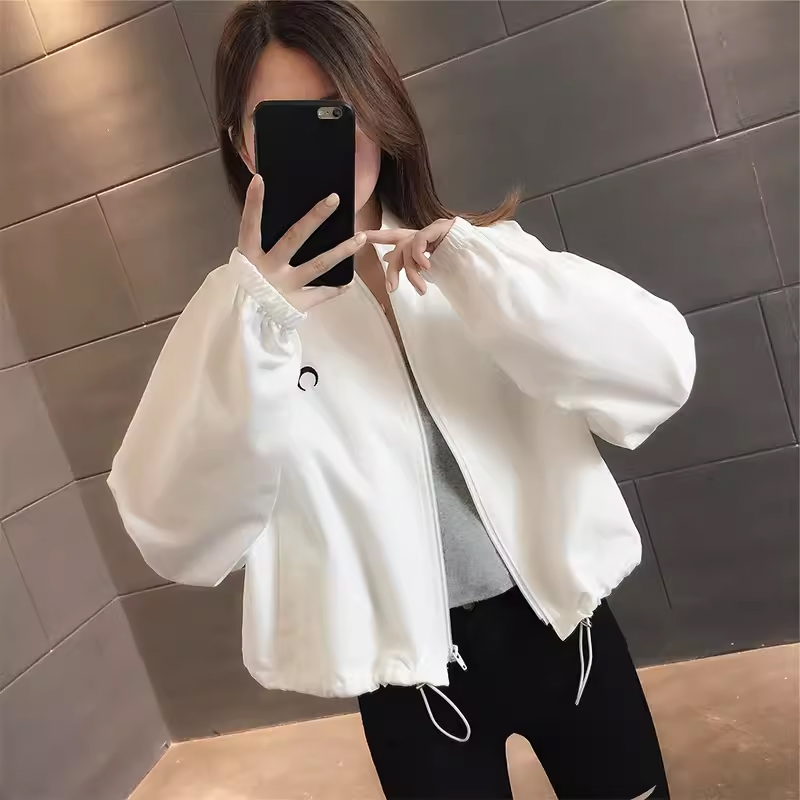 早秋装拉链短外套女2025年新款春秋薄款时尚百搭洋气休闲夹克上衣