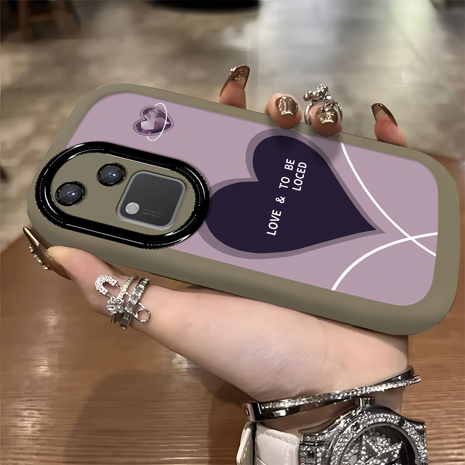 适用于【VIVO】S18英文爱心高级感网红女款硅胶防摔手机壳