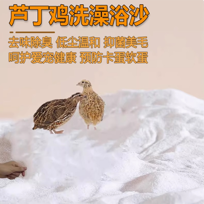 芦丁鸡洗澡专用沙浴沙房小鸡鹌鹑除臭洗澡沙子垫料细沙造景用品