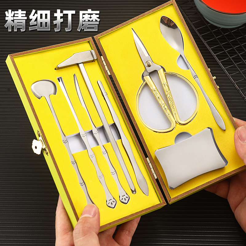 蟹八件套装礼盒吃螃蟹剥蟹大闸蟹专用工具拆蟹神器吃蟹工具家用