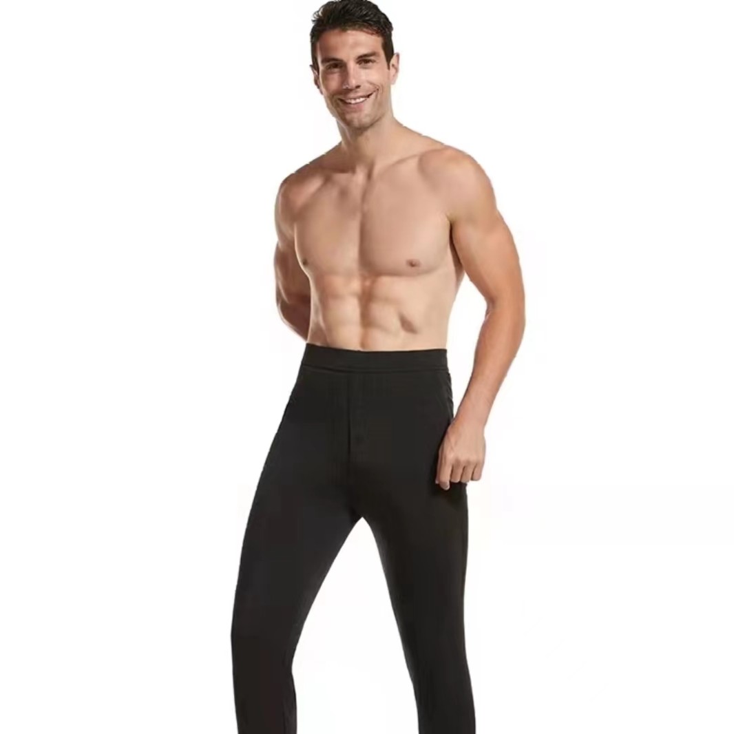 （中厚）绒锦祥男士修身绵羊毛棉裤防寒冬季男款（合纱）