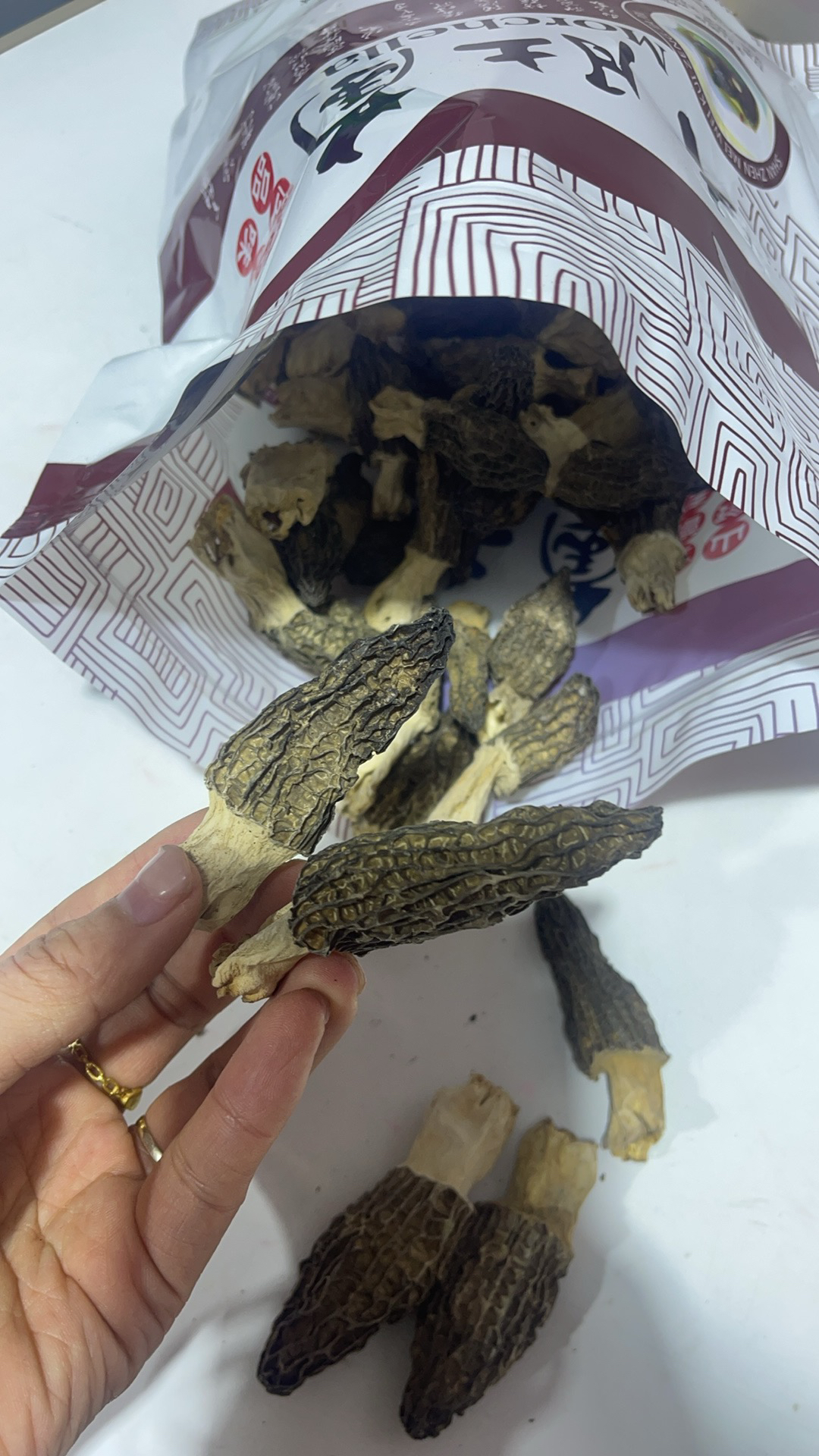 （靓宝贝家）羊肚菌半斤一包250克统货大小各一起打包