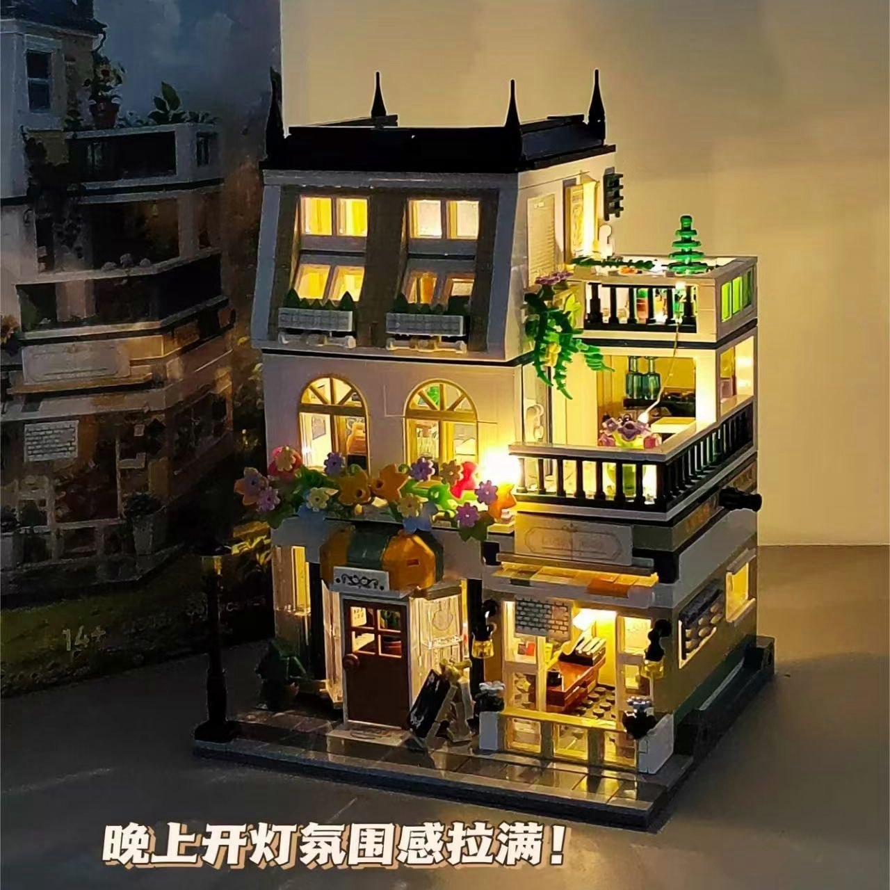 乐2025高积木房子别墅女孩子系列过家家益智力公主城堡小颗粒玩具