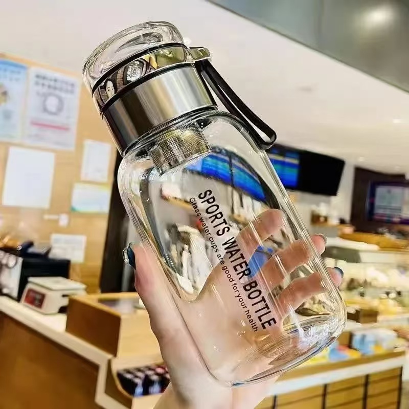 德国吨吨玻璃杯耐高温泡茶水分离杯大容量加厚大肚杯2025新款便携