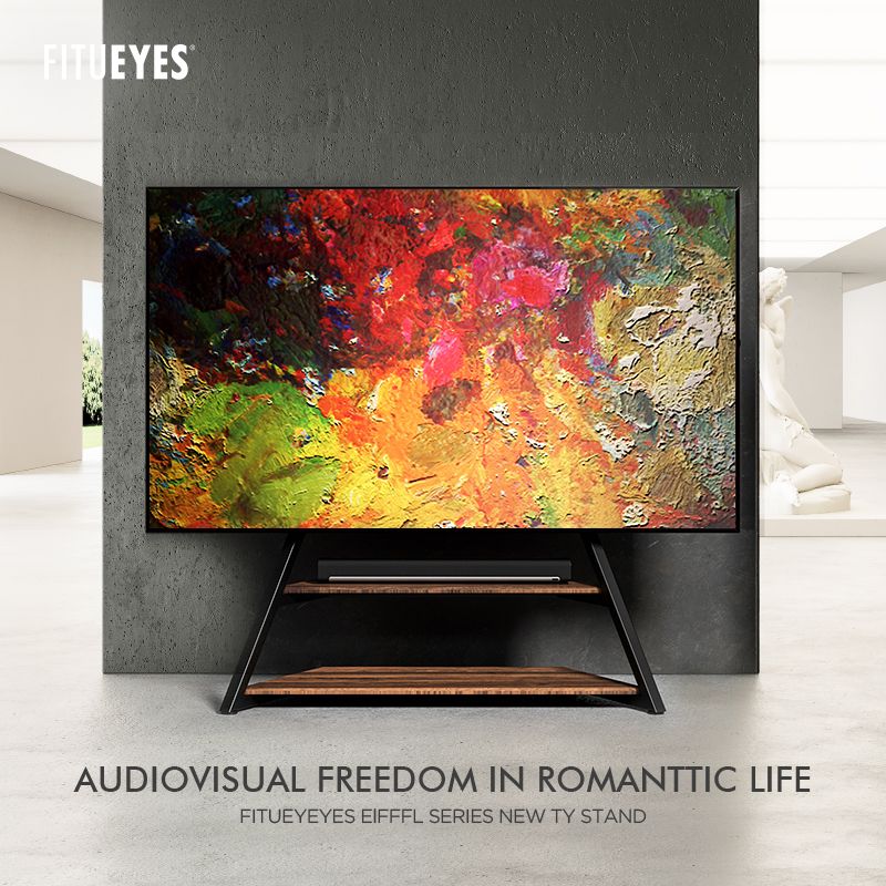 特悦视FITUEYES电视机支架客厅大尺寸适用75/85电视机支架可移动