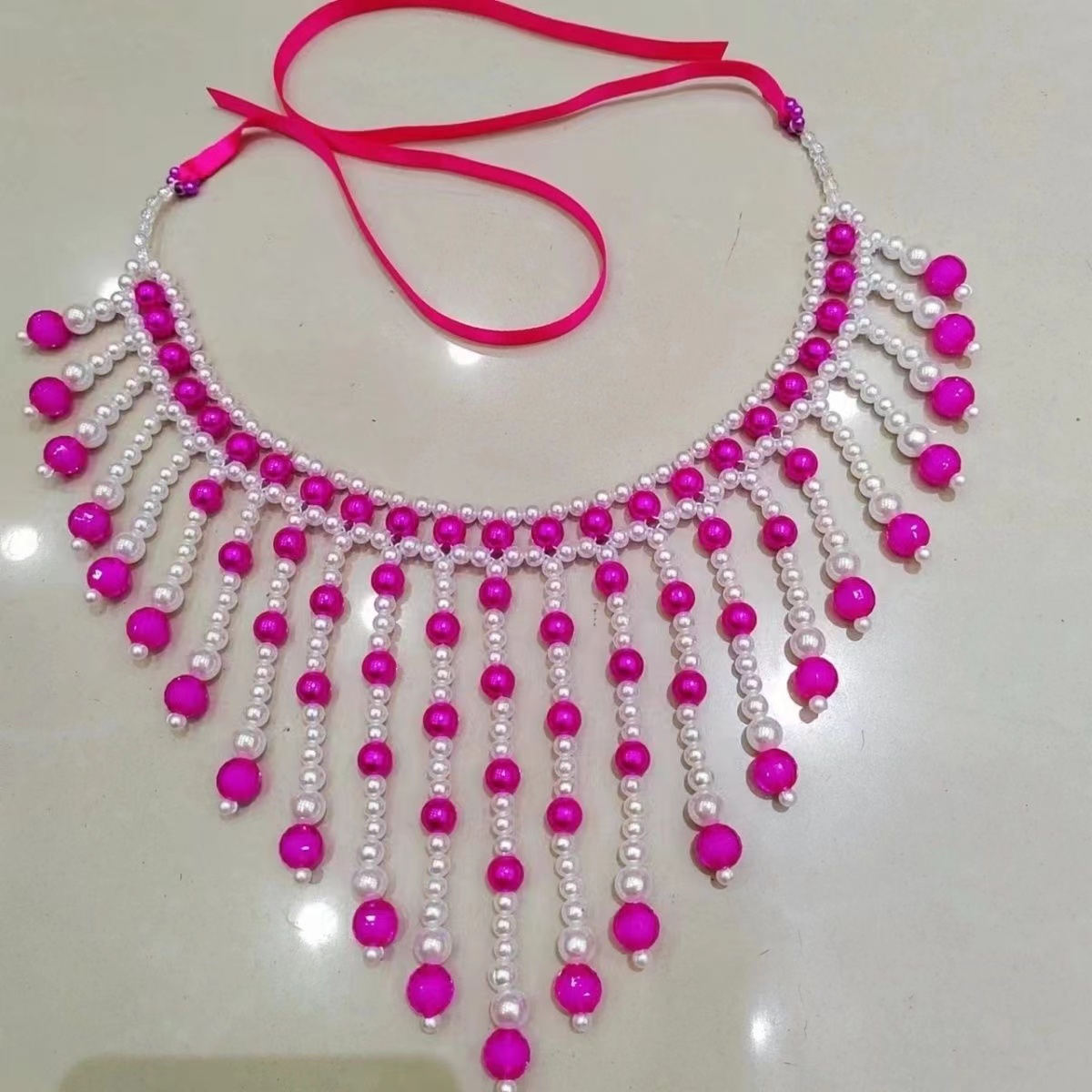 秧歌戏曲项链锁骨链女夏高级感2023年新款网红颈脖链颈带项圈配饰