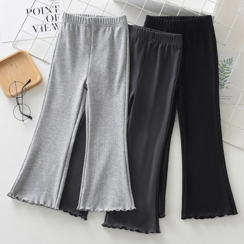 2025新款洋气女童阔腿裤春秋季薄款儿童长裤子中大童时髦休闲裤