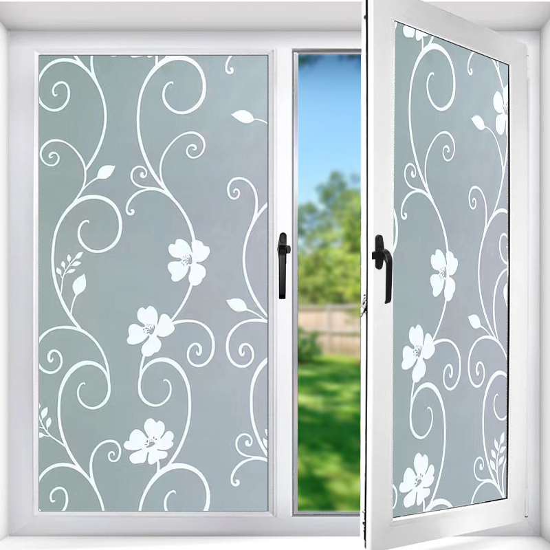 玻璃贴磨砂透光不透明自粘窗贴隔热卫生间浴室遮光窗户防窥膜带胶