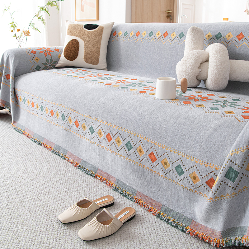 锦艺沙发巾全盖布新款四季通用沙发垫简约坐垫防猫抓沙发套罩