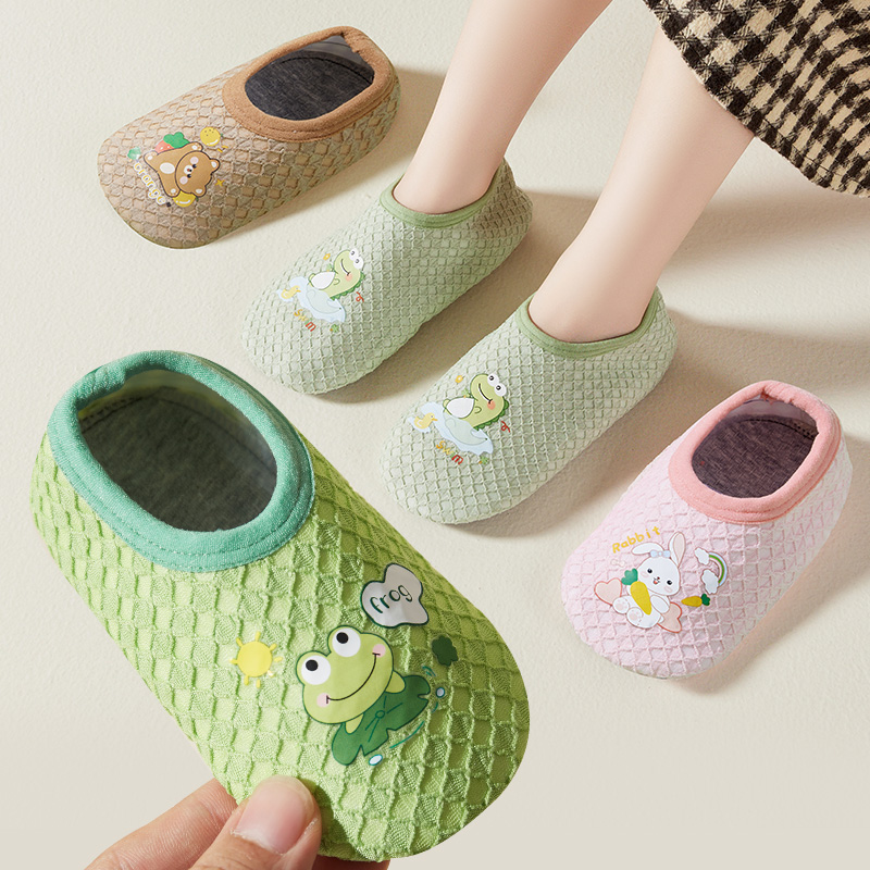 春秋儿童地板袜防滑隔凉宝宝男童成人鞋袜婴幼儿学步鞋婴儿地板鞋