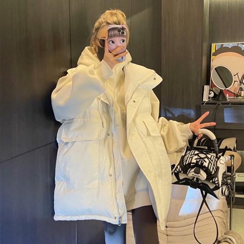 羽绒马甲女款外穿潮牌新款2025冬季时髦欧货高档背心保暖羽绒马夹