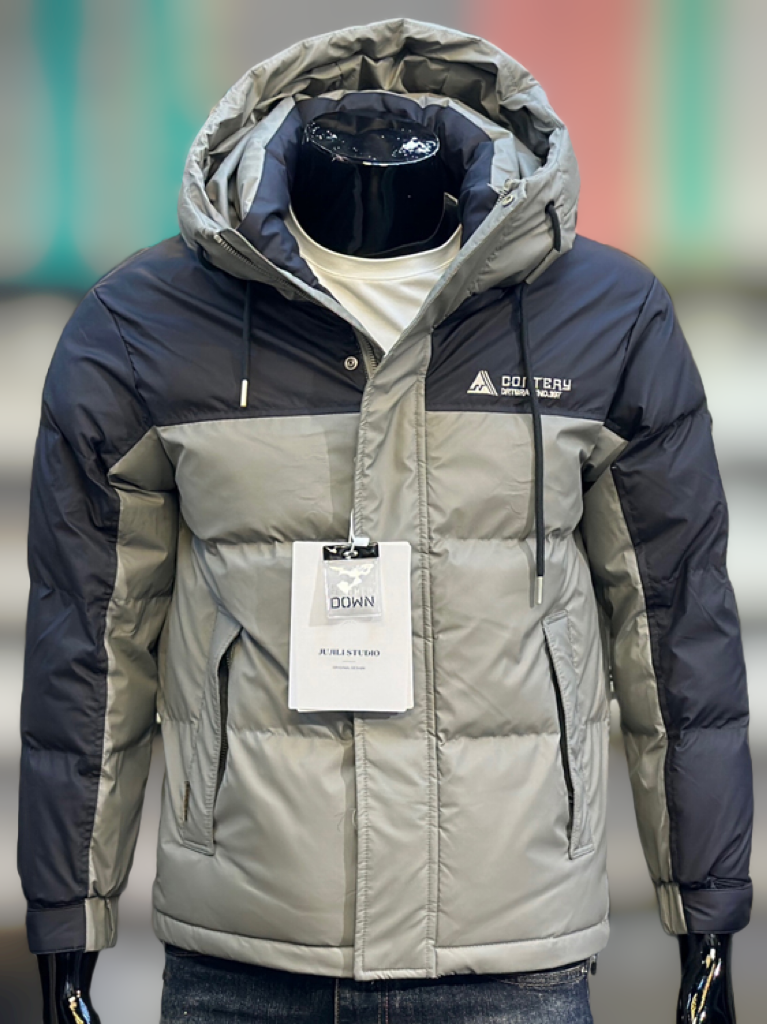 潮牌冬季连帽男款羽绒服男户外休闲时尚加厚保暖修身款外套潮短款