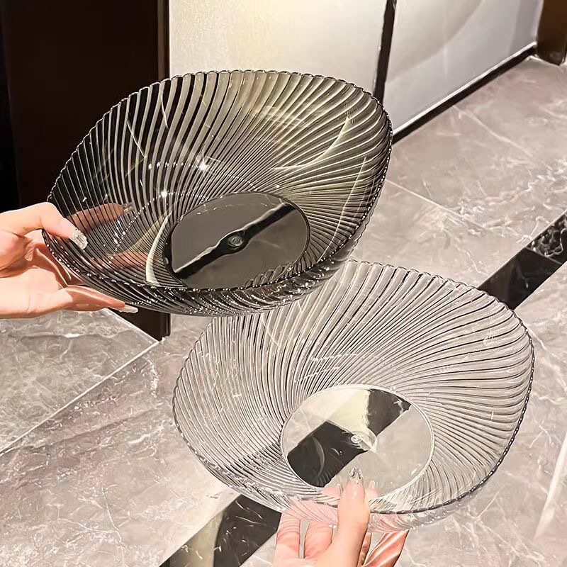 【买一送一】轻奢水果盘加厚清洗茶几水果盘高档糖果盘零食盘沙拉盘