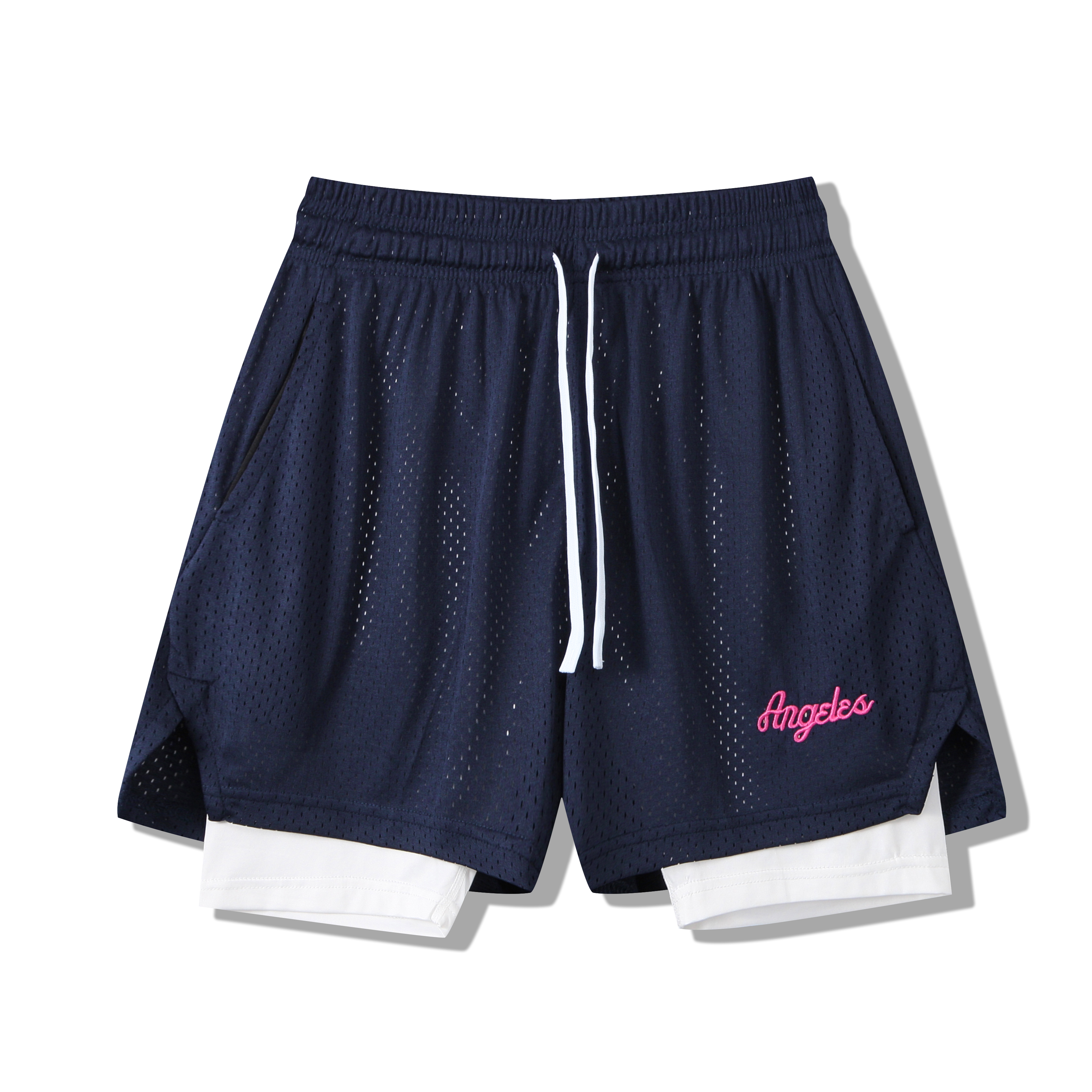 美式假两件三分裤夏季运动健身打球必备篮球训练短裤速干内胆裤子