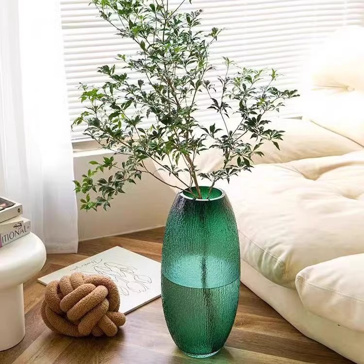 特大号专用落地花瓶玻璃水培富贵竹马醉木吊钟高50厘米花盆菩提