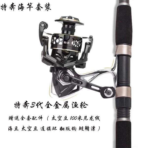 特奔渔具特奔超硬海竿套装抛竿套装组合海竿套装组合整套海竿