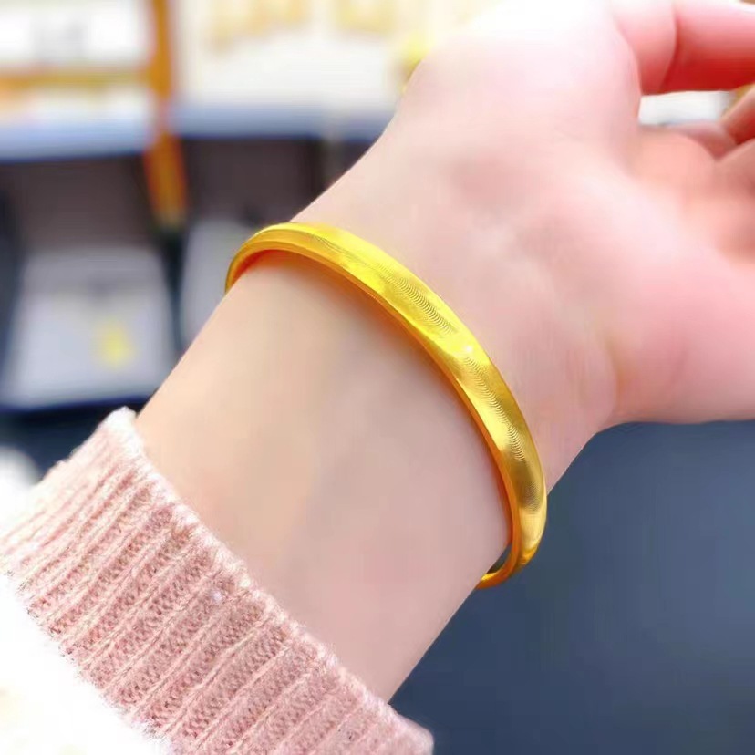 铜合金手镯 猫眼手镯时尚百搭通勤款