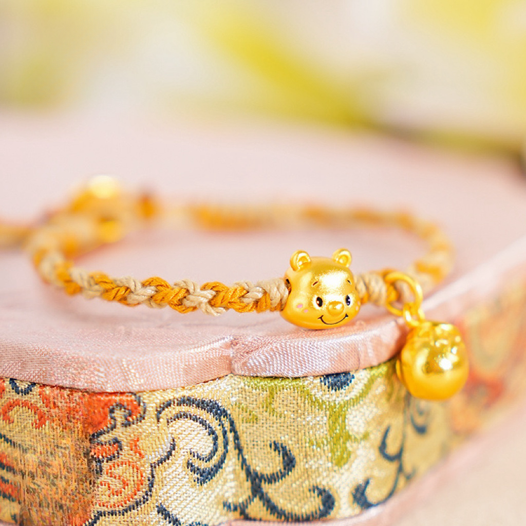 铜合金手链 蜜罐手链小众设计高级感配色手工编织手绳