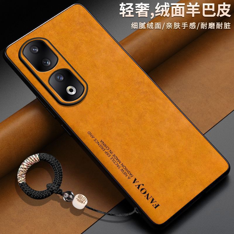 羊巴皮荣耀90pro手机壳REP-AN00浮雕情侣网红潮牌卡通可爱潮流男