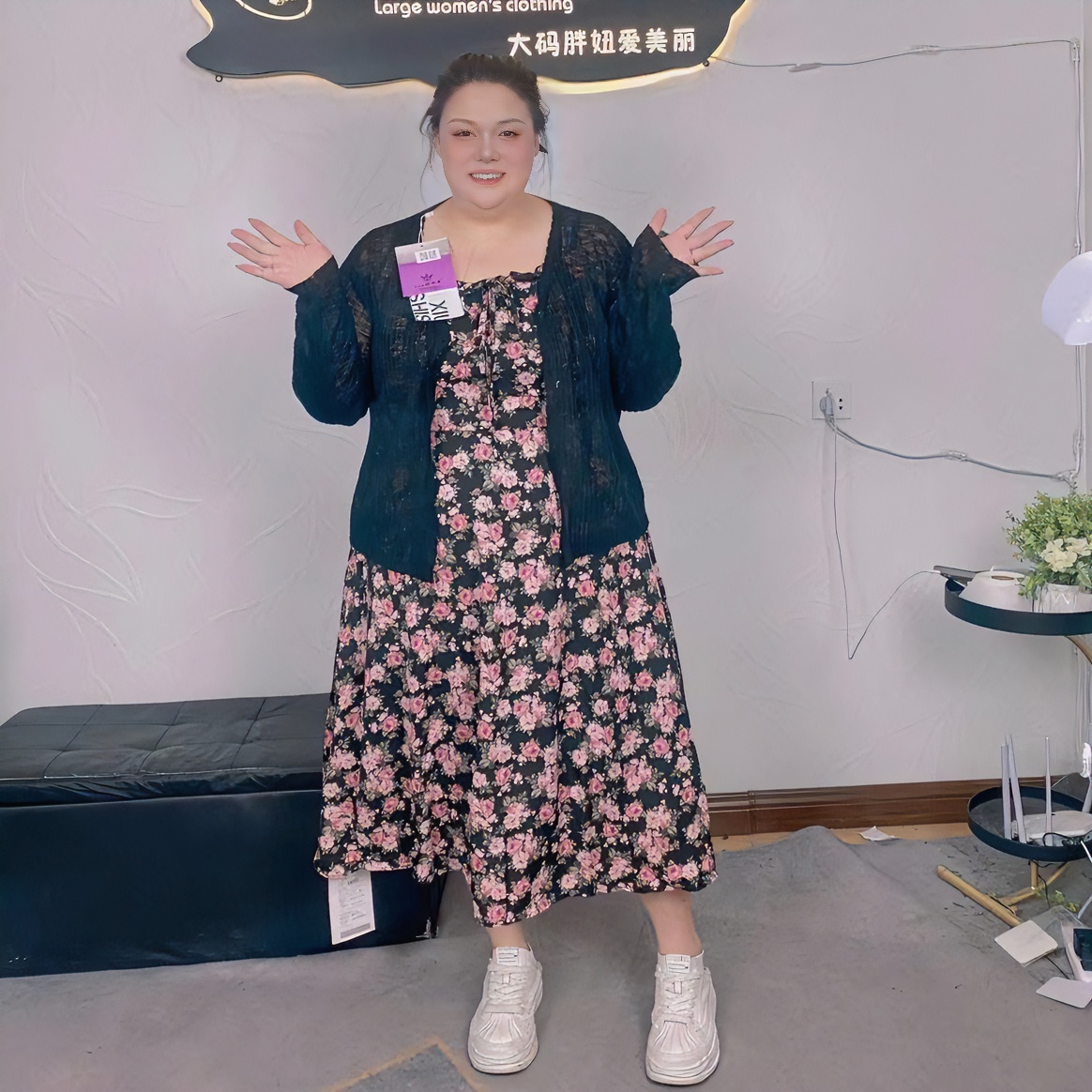 连衣裙 显瘦碎花 大码a字长裙 气质网红夏季法式甜美女装时尚百搭