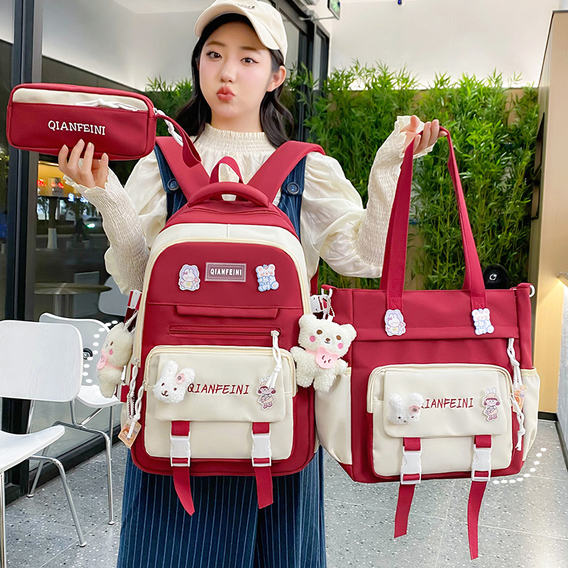 书包女2025新款小学生三到六年级大容量双肩包女初中生高中生背包