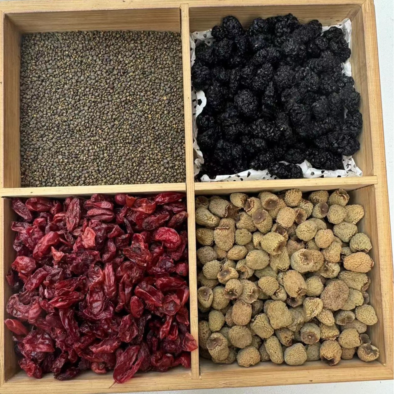 商邑百草 组合装 山茱萸 覆盆子 沙苑子 桑葚 五味子干净免洗泡水